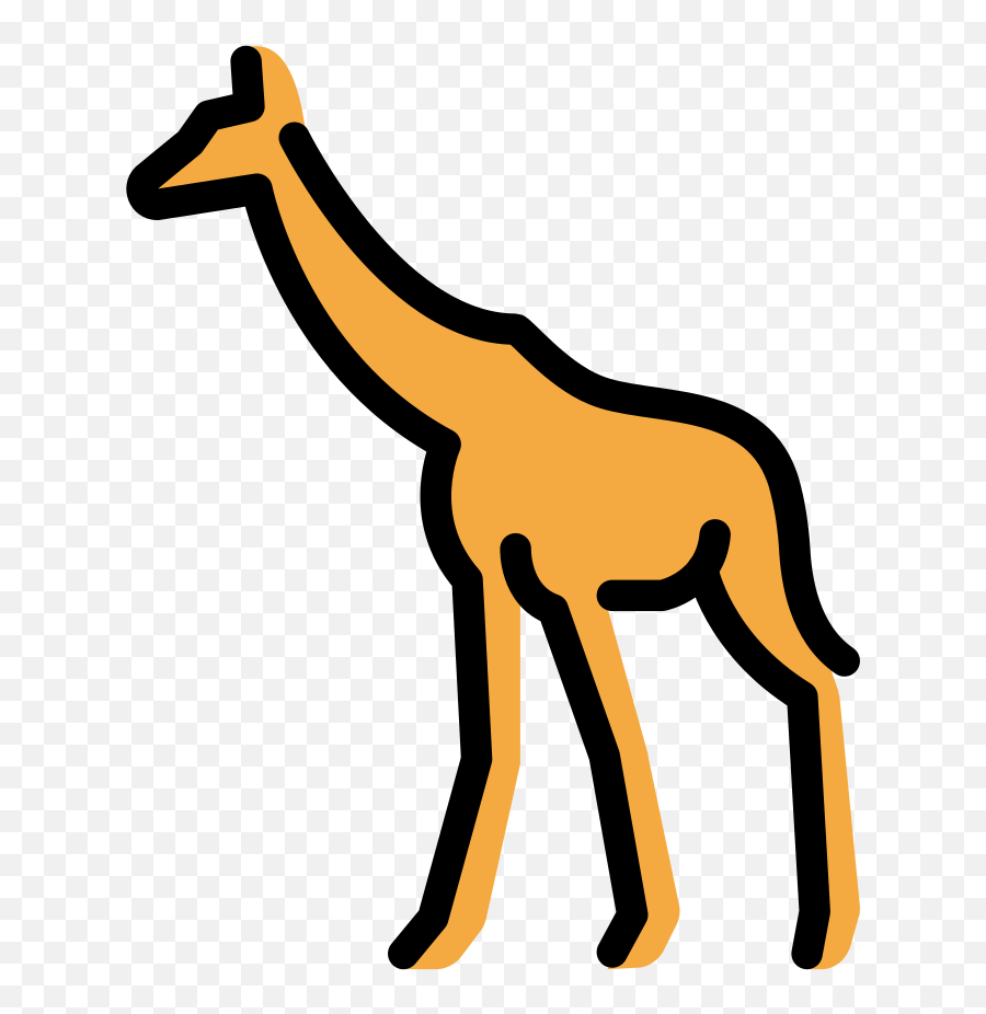 Openmoji - Clip Art Emoji,Giraffe Emoji
