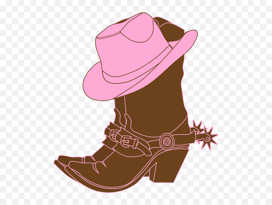 Library Of Cowboys Boots Vector Black And White Download - Cowgirl Boots Clipart Emoji,Emoji With Cowboy Hat
