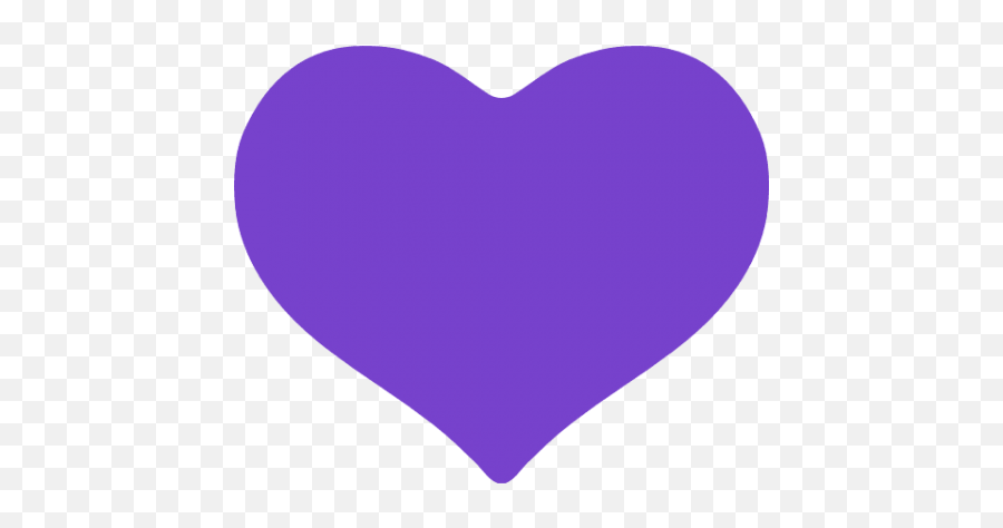 Download Hd Free Png Purple Heart Emoji Facebook Png Images - Purple Heart Clip Art,Heart Emoji On Facebook
