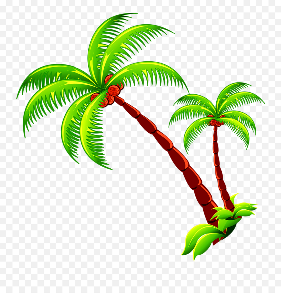 Download Coconut Tree Branch Free Photo Png Clipart Png Free - 2 Coonut Tree Clipart Emoji,Palm Tree Emoticons