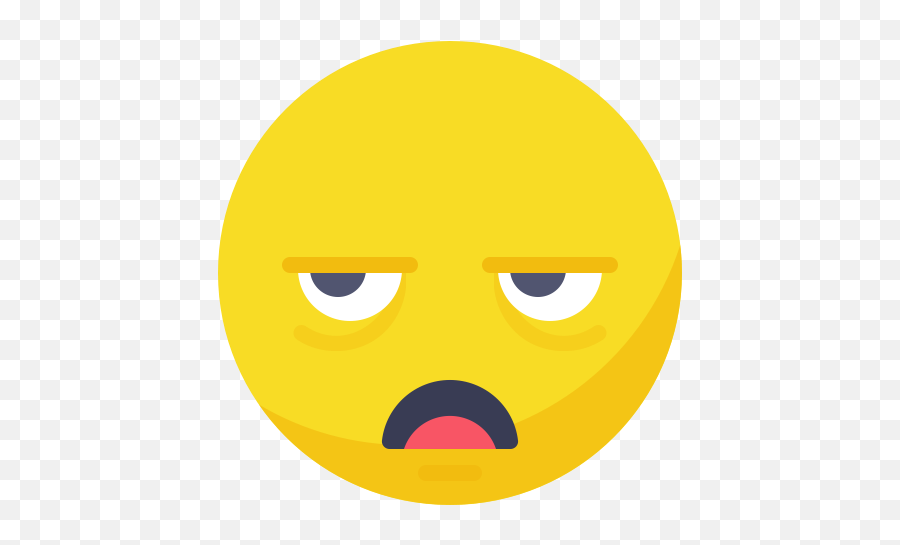 Emo Emoticon Bored Free Icon Of Smileys For Fun Icons - Bored Png Emoji,Bored Emoji