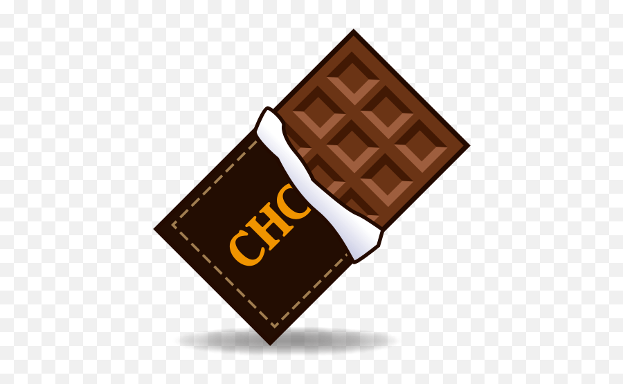 Chocolate Bar Emoji For Facebook Email Sms - Chocolate Emoji,Chocolate Bar Emoji