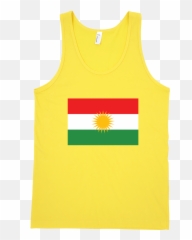 Kurdistan Fine Jersey Tank Top Unisex - Emblem Emoji,Ussr Flag Emoji