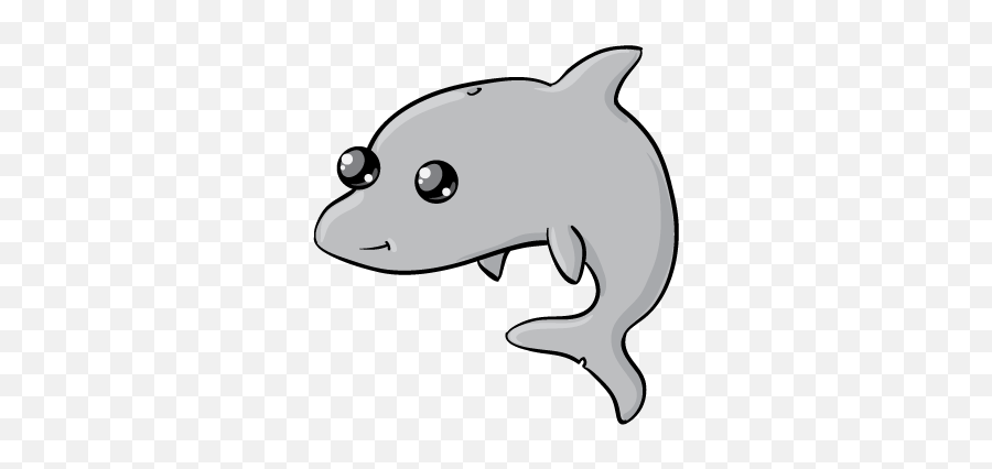 Dolphin Vector Art - Clip Art Library Cute Dolphin Clip Art Emoji,Dolphin Emoji