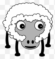 Free Cartoon Sheep Images Download - Fluffy Farm Sheep Emoji,Ewe Emoji