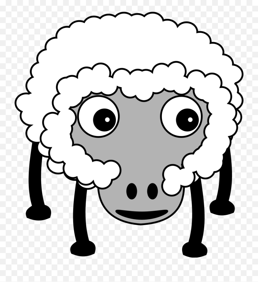 Free Cartoon Sheep Images Download - Fluffy Farm Sheep Emoji,Ewe Emoji
