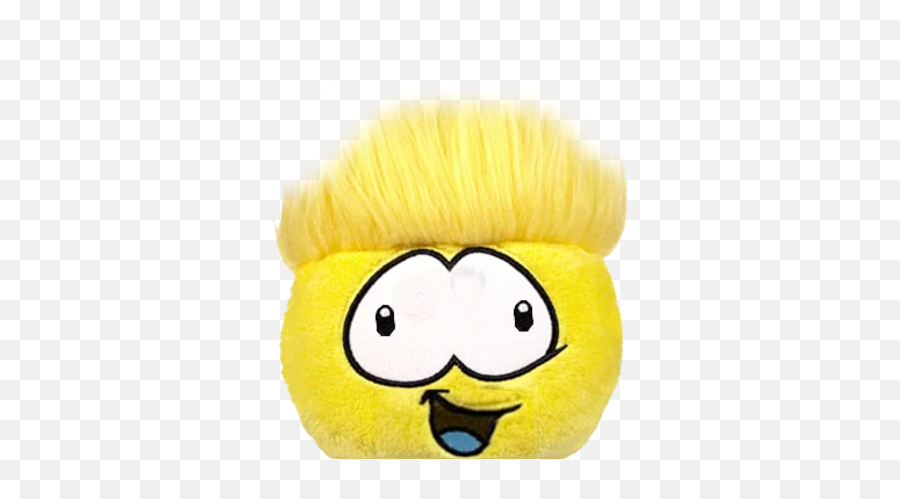 I Am Yelle Stupid - Yellow Puffle Plush Emoji,Blacky Emoticons