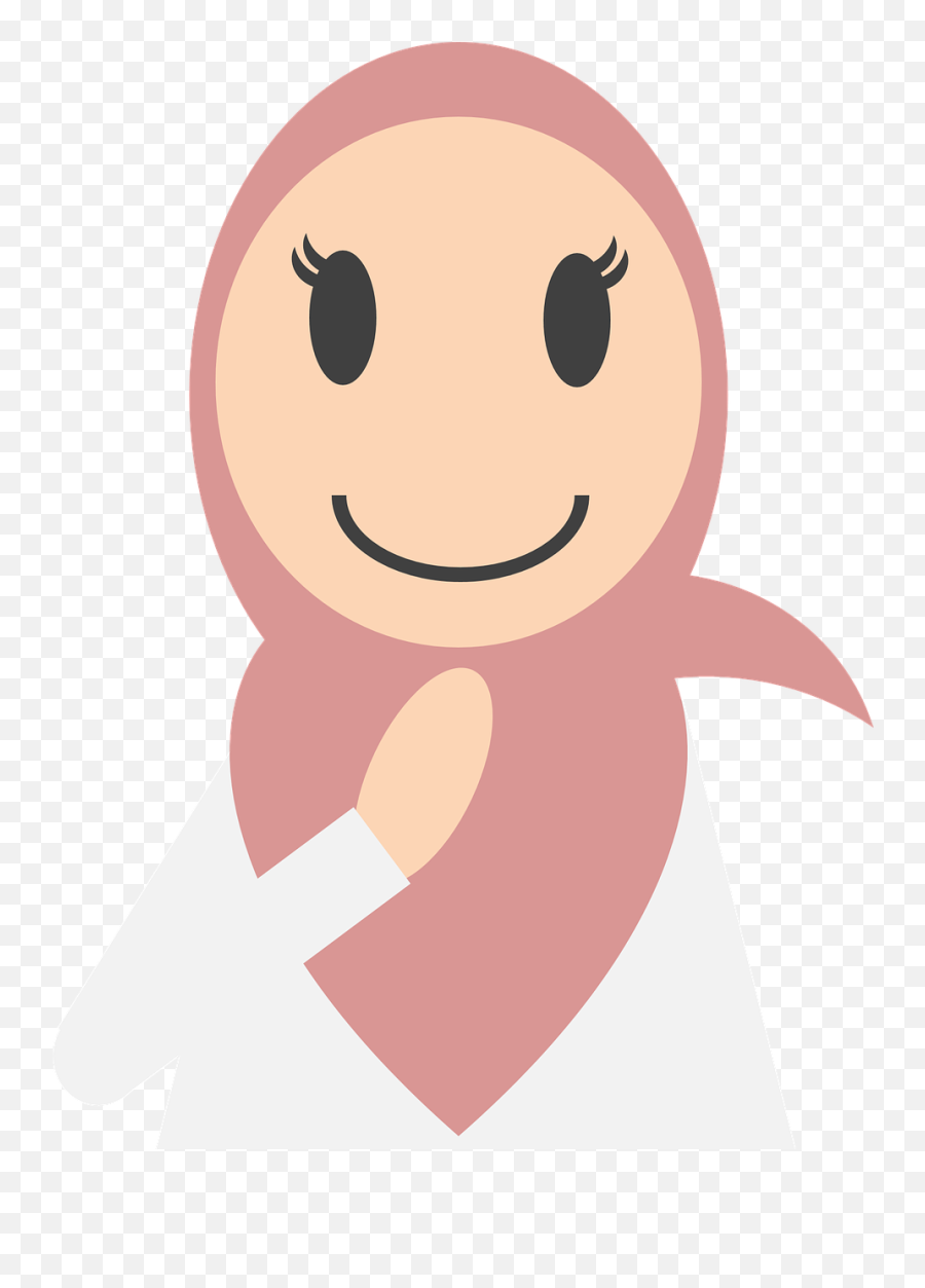 Muslim Vector Female Muslim Free Pictures Free Photos - Logo Fashion Muslimah Png Emoji,Peace Emoticon
