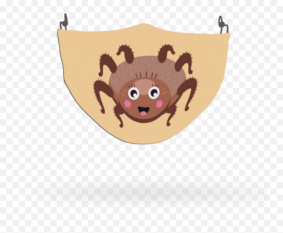 Cute Insect Theme Face Covering Print 6 - Happy Emoji,Porcupine Emoji