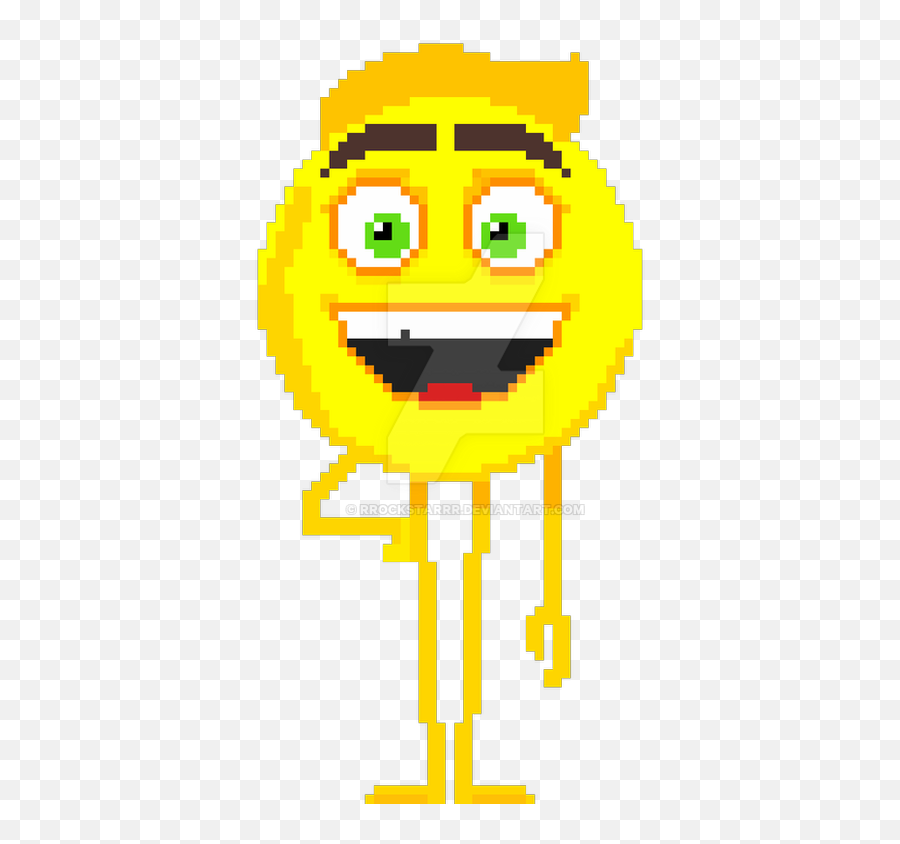 Gene From Pixel Art - Emoji En Película En Pixel Art,The Emoji Movie