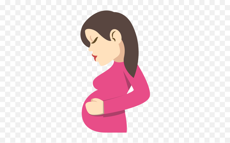 Pregnant Woman Light Skin Tone Emoji High Definition - Gravida Emoji Png,Girl Hand Emoji
