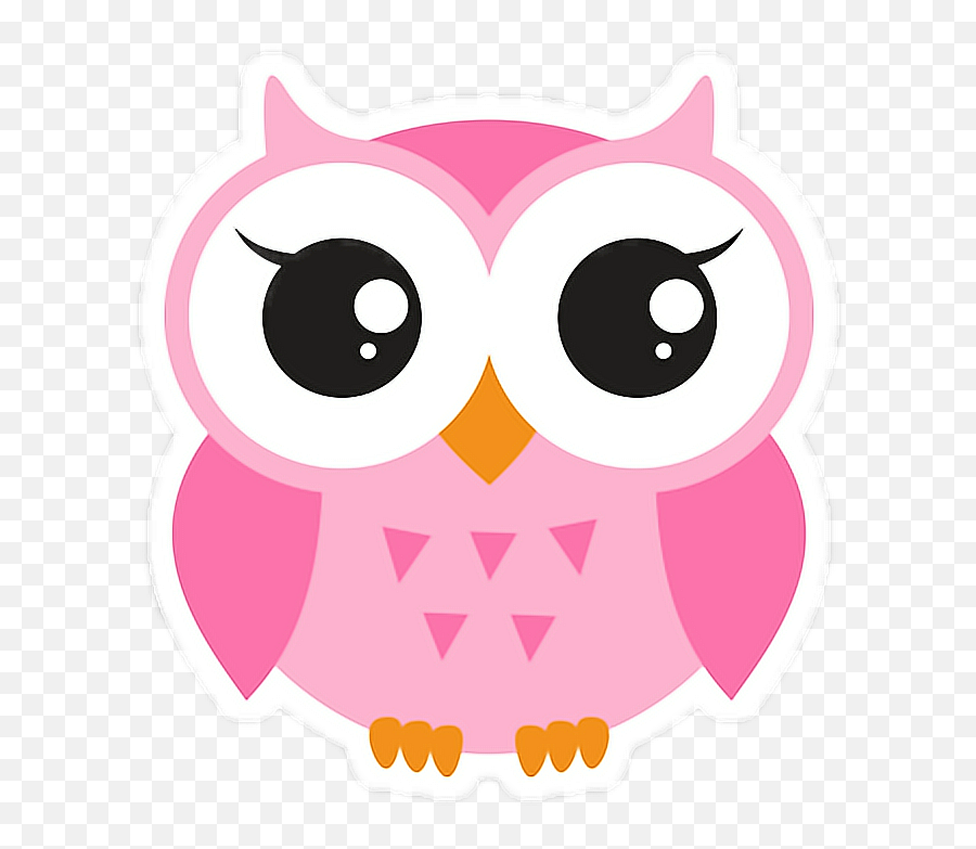 Owl Sticker By Katarina - Cute Baby Cartoon Owl Emoji,Owl Emoji Text