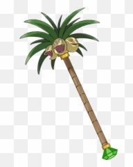 Download HD Pokémon Sun And Moon Plant Tree - Alola Alolan Exeggutor Transparent Emoji