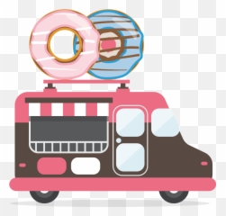 Donut Donuts Donat Çörek Cookie Cute - Commercial Vehicle Emoji,Basketball Donut Coffee Emoji