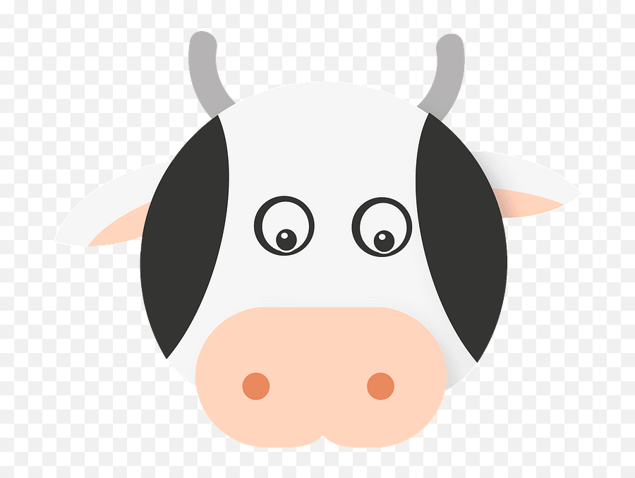 Cartoon Cow Face Clipart Free Download Transparent Png - Soft Emoji,Emoji Cow