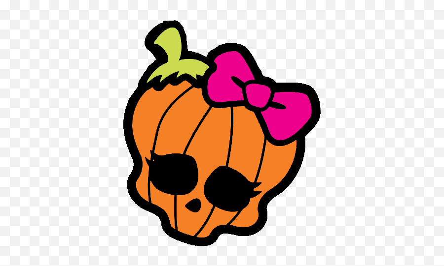 Minis U2013 Unofficial Monster High Checklist - Pumpkin Monster High Skull Emoji,Thanksgiving 2016 Emoji