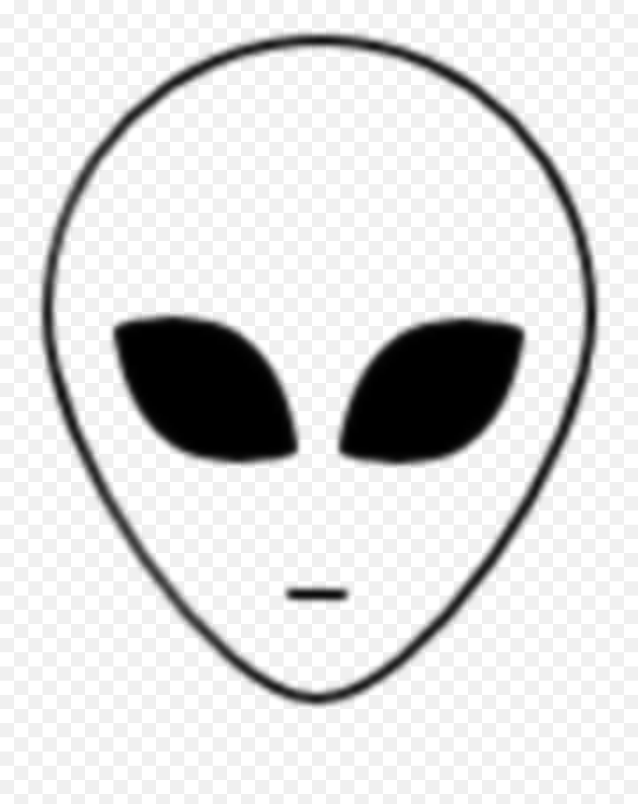 Alien Aliens Simple Tumblr - Transparent Alien White Background Emoji,Alien Emoticon