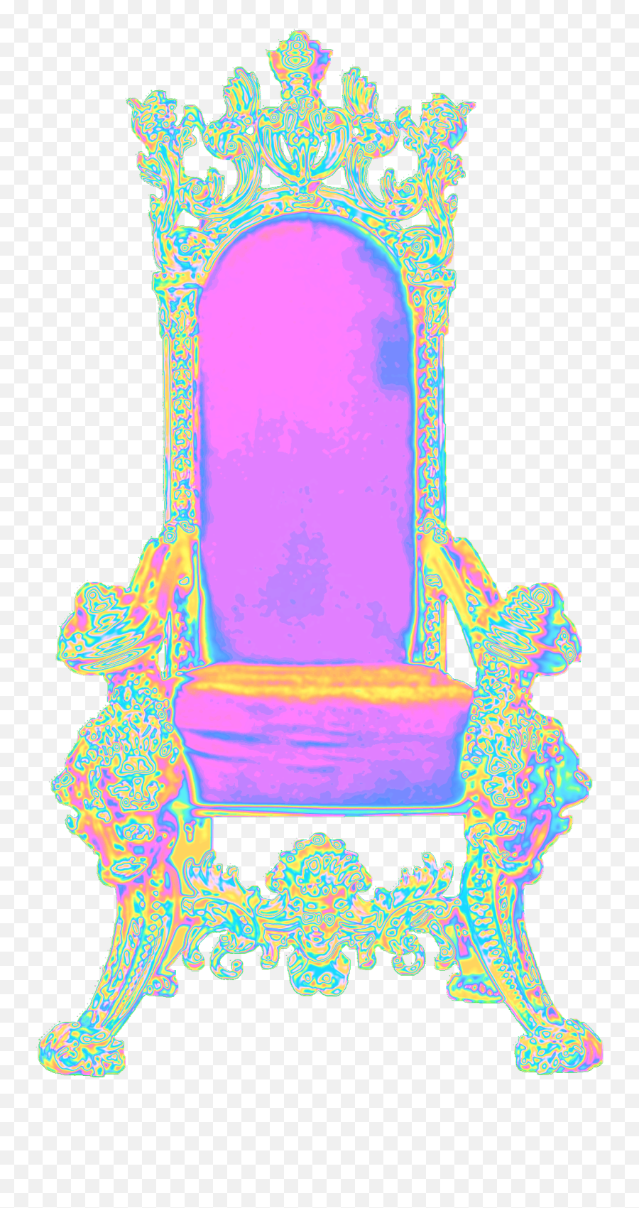 Throne Holographic Holo Holographic - Throne Emoji,Throne Emoji