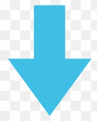 Downwards Black Arrow Emoji For Facebook Email Sms - Majorelle Blue,Arrow Emojis