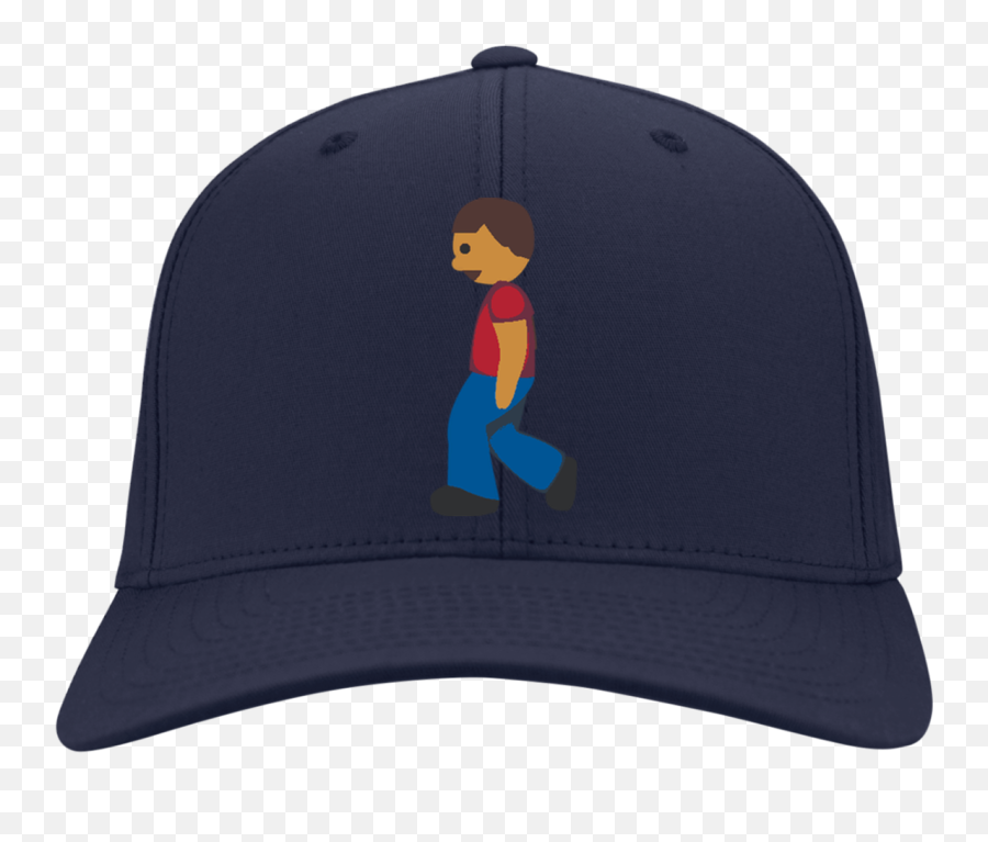Man Walking Emoji C813 Port Authority Flex Fit Twill - Baseball Cap,Cap Emoji