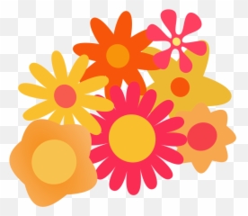 Free Cartoon Flower Images Download - Flowers Cartoon Images Png Emoji,Flower Emoji Vector
