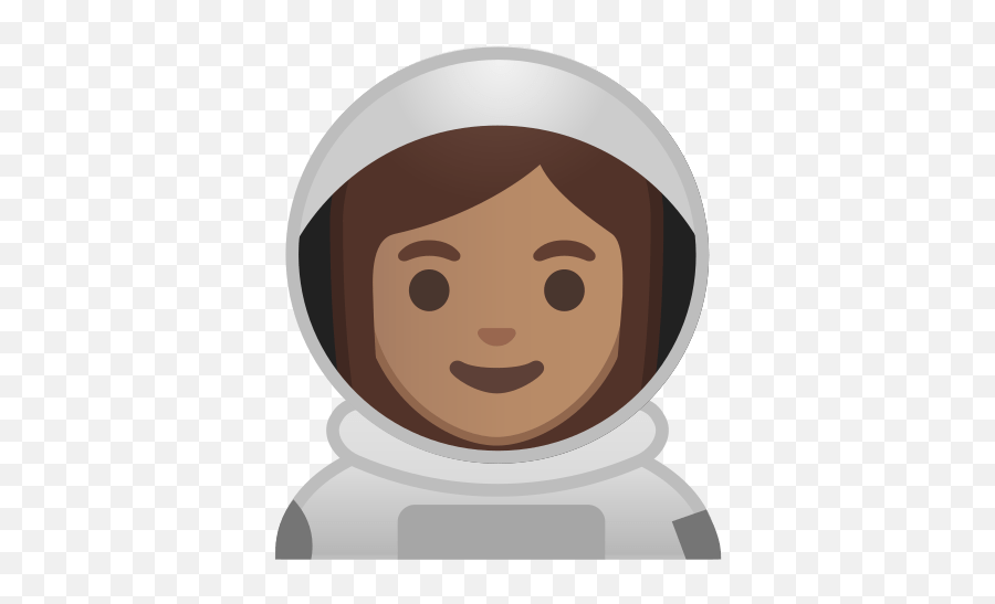 Woman Astronaut Emoji With Medium Skin - Astronaut Emoji Png,Afro Emoji Copy And Paste