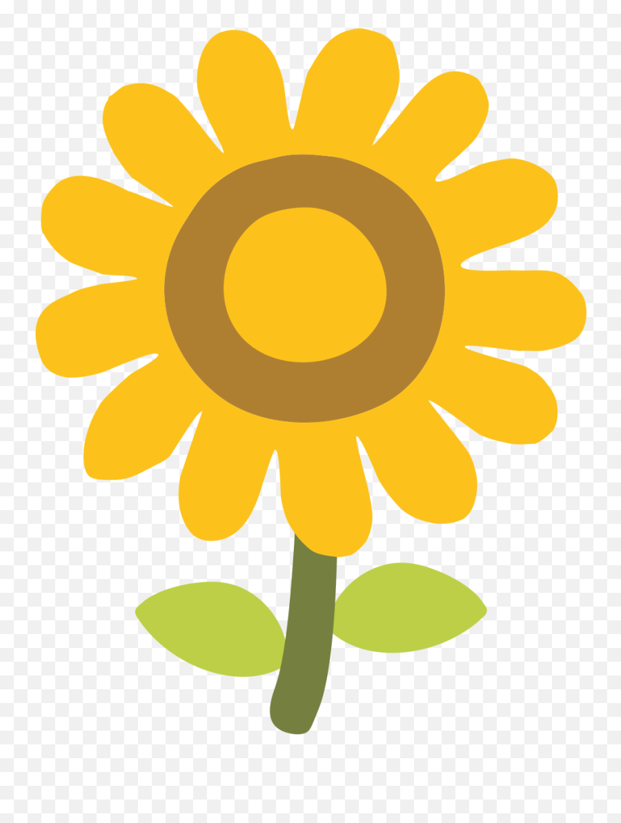 Emoji U1f33b - Cartoon Sunflower Clipart Png,Plant Emoji