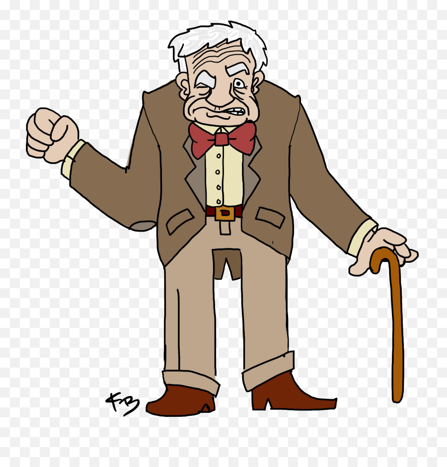 Old Man Clipart Transparent Background - Grumpy Old Men Drawing Emoji,Old Man Emoji