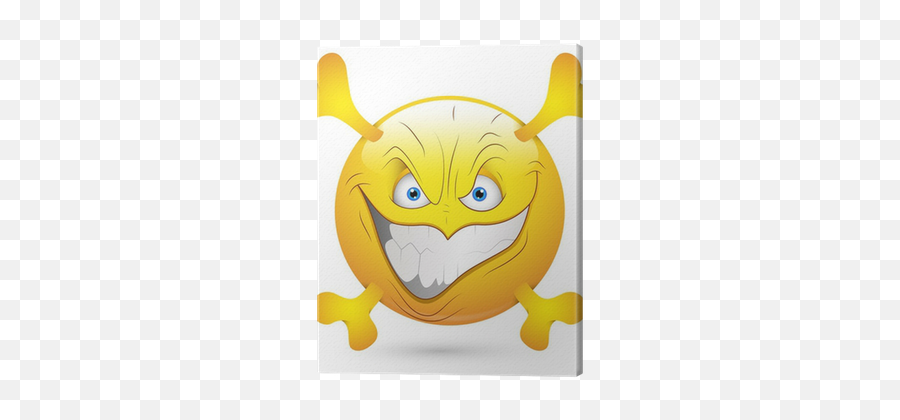 Smiley Vector Illustration - Vector Graphics Emoji,Creepy Emoticon