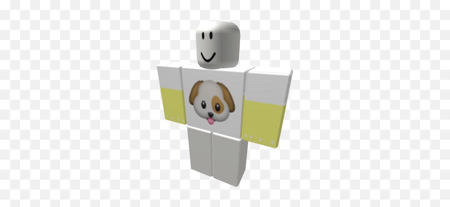 Cute Dog Emoji Shirt White Nail Polish - Fnaf Mangle Roblox Shirt,Dog Emoji Text