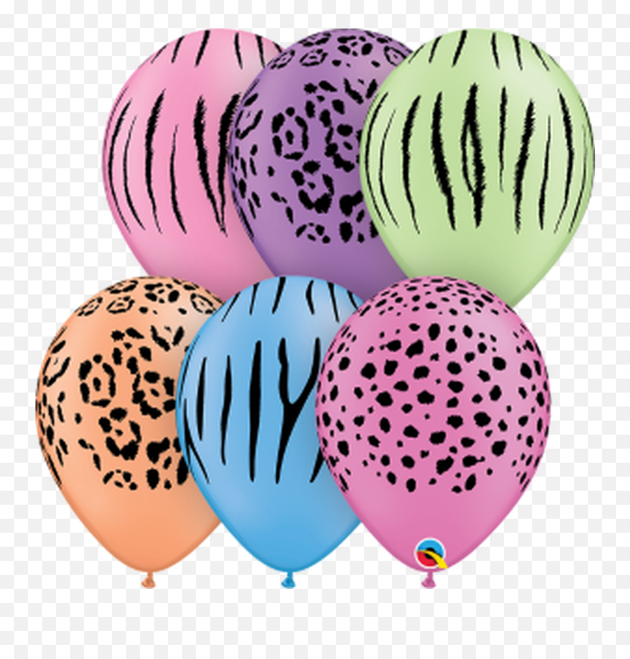 Balloons - Latex Balloons Decorator U0026 Themed Page 1 Animal Print Balloons Emoji,Pink Cancer Ribbon Emoji