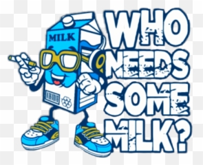 Milkbox Milk Hip Food Quote Funny Comic - Clip Art Emoji,Hip Emoji