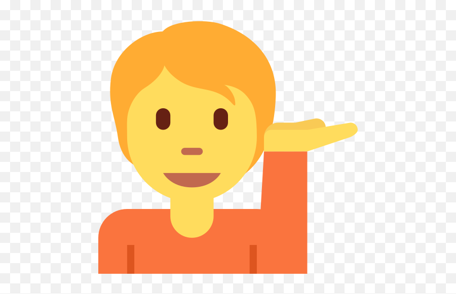 Person Tipping Hand Emoji - Dibujos De Personas Sordas,Sassy Emoji