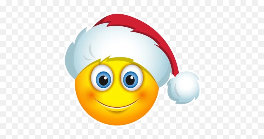 Santa Hat Emoji - Christmas Emoji Transparent,Cowboy Hat Emoji