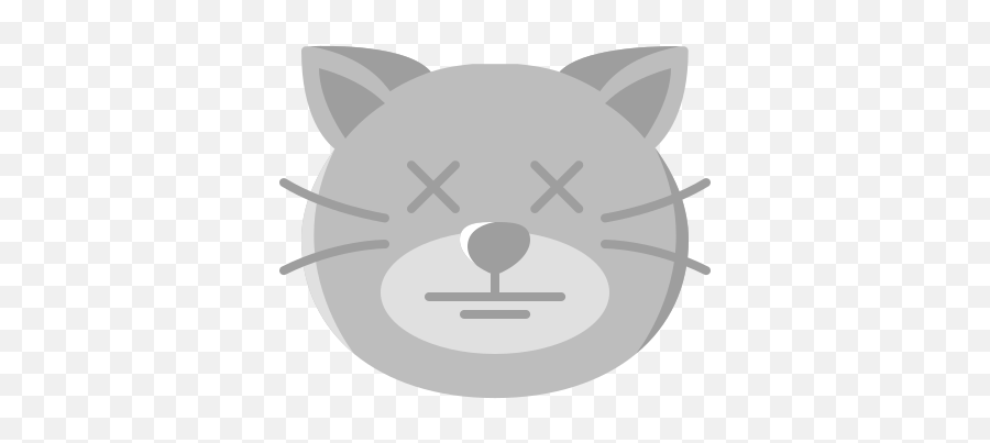 Cat - Dot Emoji,Grey Cat Emoji