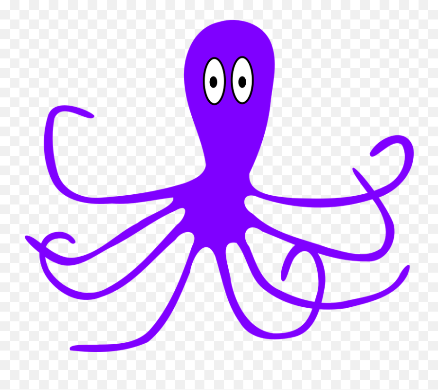 Free Octopus Squid Illustrations - Clipart Octopus Emoji,Squid Emoticon