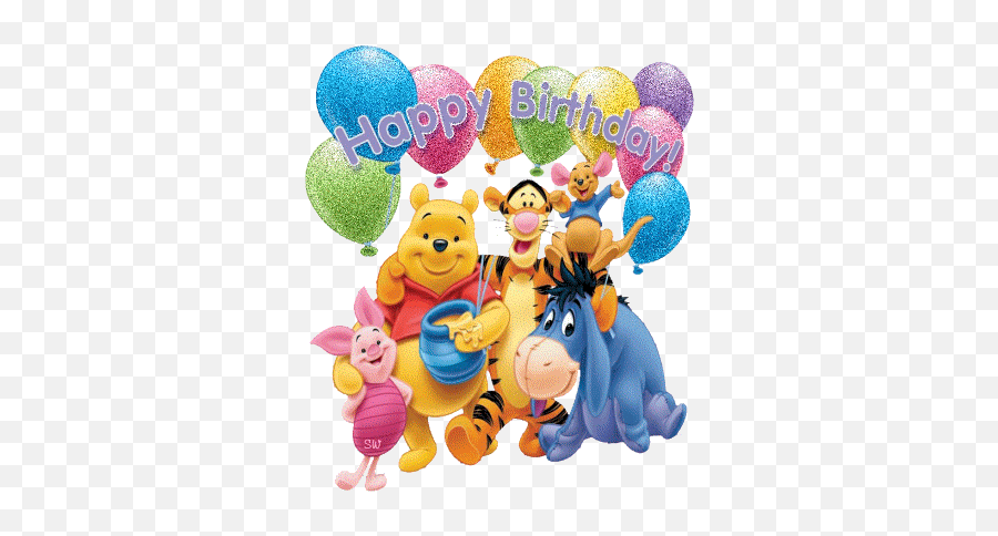 Mas Imagenes Gifs Aqui Birthday Wishes For Kids Happy - Winnie The Pooh Birthday Wishes Emoji,Donkey Emoji Android
