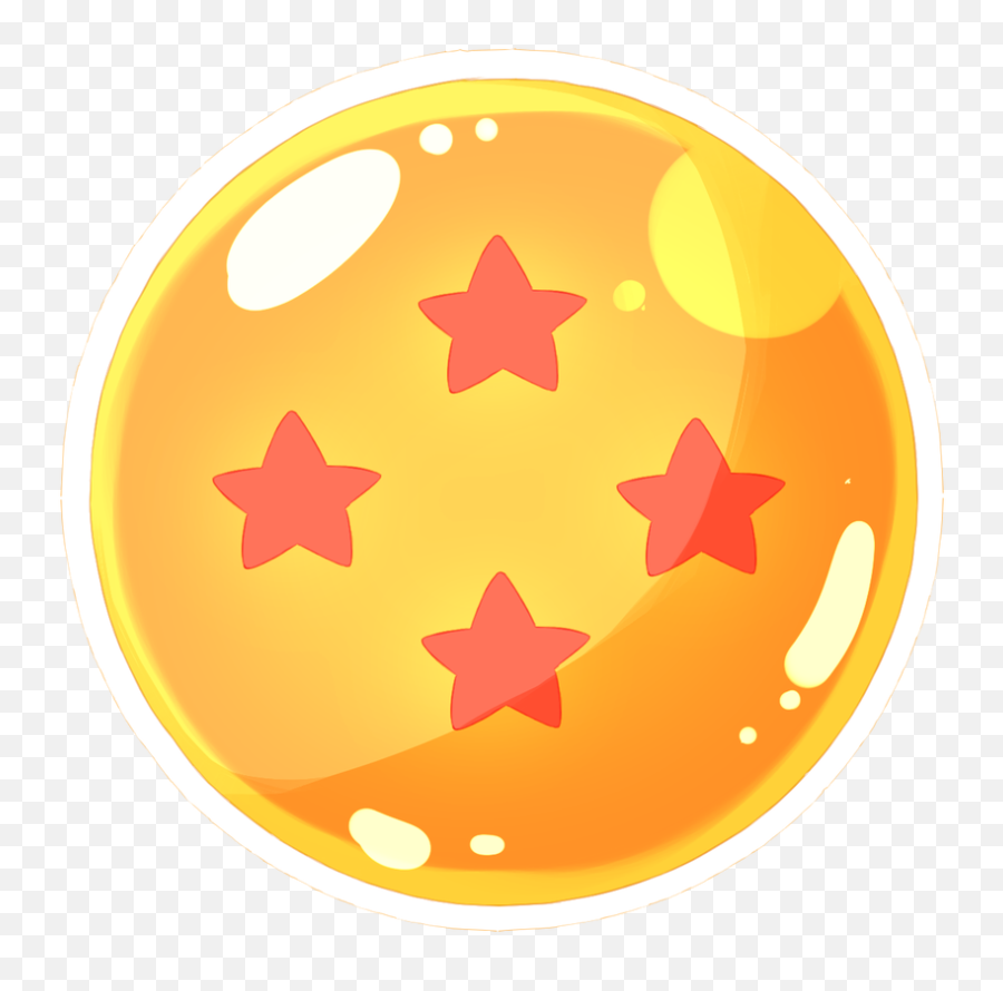 4 Star Dragonball Transparent Png Clipart Free Download - Dragon Ball Transparent Background Emoji,Dragon Ball Emoji