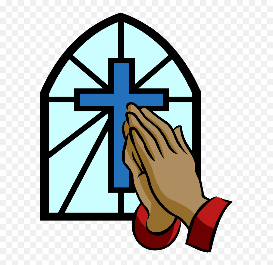 Praying Hands And Church Clipart - Praying Hands With Church Emoji,Pray Emoji Png