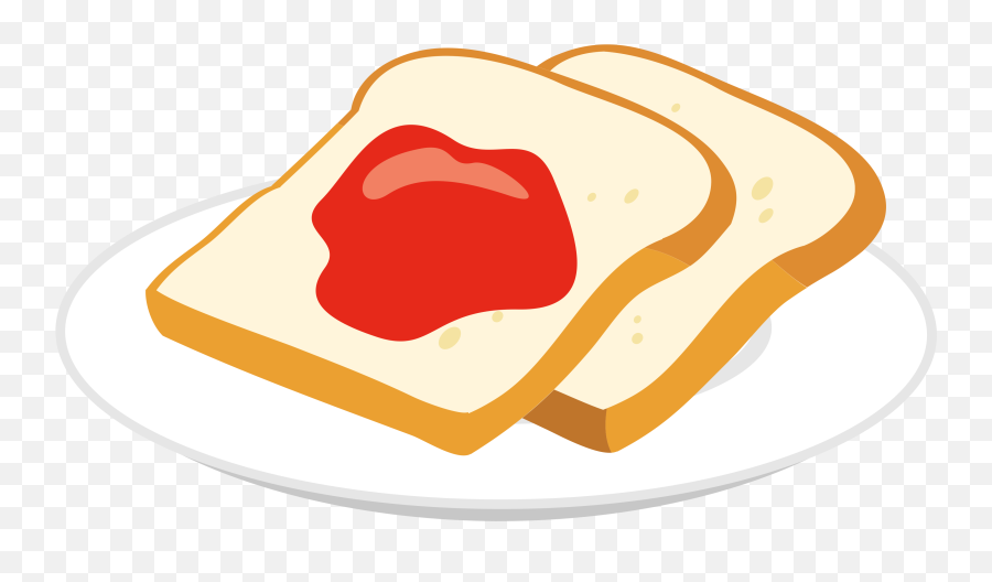 Toast Clipart Free Download Transparent Png Or Vector - Jam On Bun Png Clipart Emoji,Emoji Toast