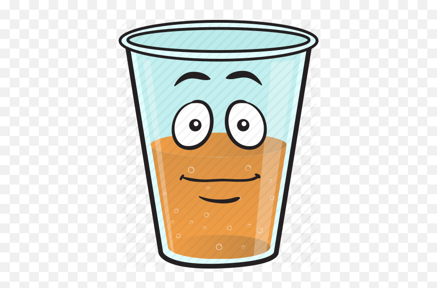 Iced Coffee Emoji Cartoons - Glass Half Full Emoji,Coffe Emoji