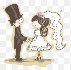 Wedding Invitation Bridegroom - Vector Cartoon Emoji