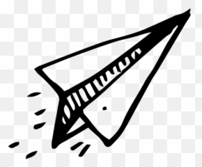 Airplane Doodle Transparent Png - Paper Emoji