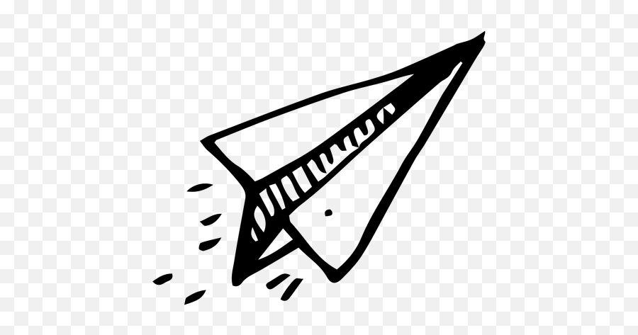 Airplane Doodle Transparent Png - Paper Airplane Doodle Png Emoji,Plane And Paper Emoji