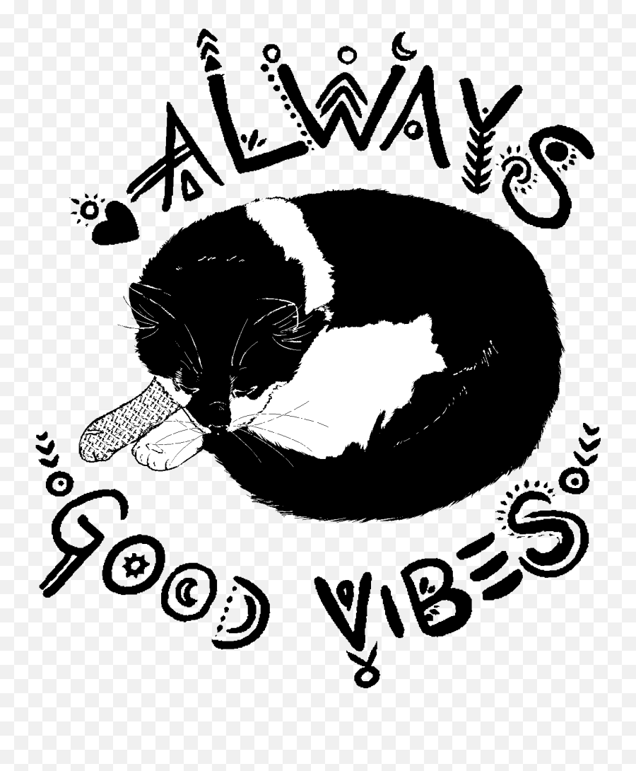 Positive Clipart Positive Vibes - Positive Vibes Art Emoji,Good Vibes Emoji