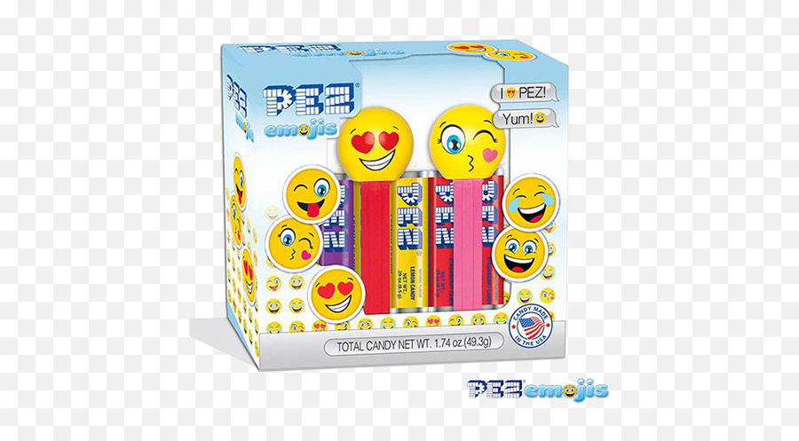 Pez Emojis Candy Dispenser Twin Pack - Pezemojis Twin Pack,Pez Emojis
