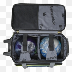 Brunswick Crown Deluxe Double Roller - Bowling Emoji
