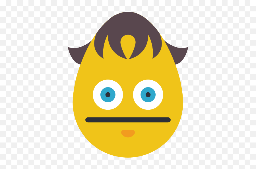 Straight - Loco Icono Emoji,Straight Face Emoticon
