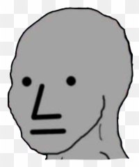 Meme Transparent Background - Npc No Emoji