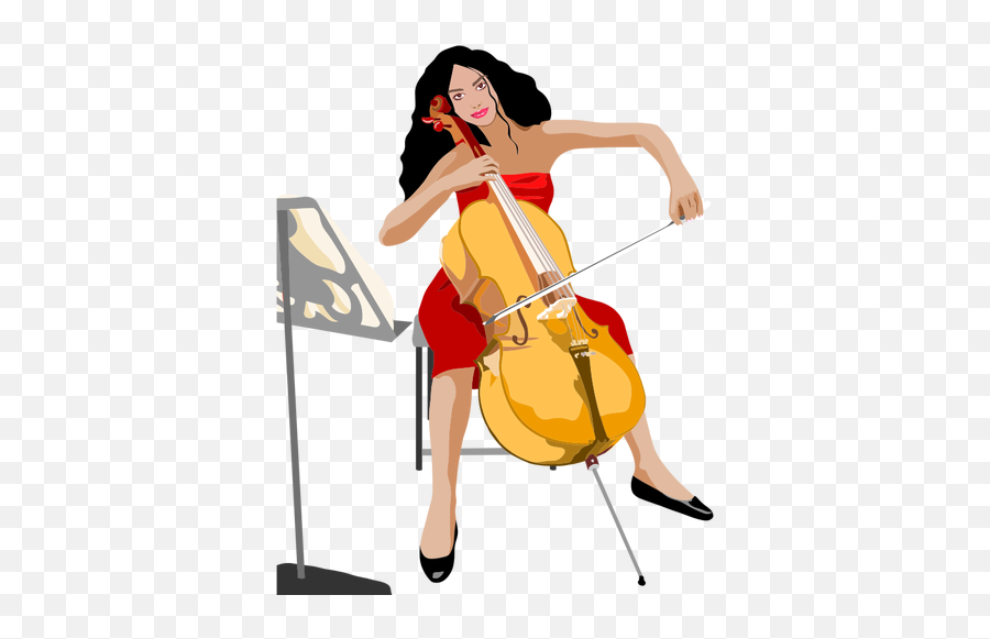 Female Cello Player - Person Playing Cello Clipart Emoji,Wonder Woman Emojis